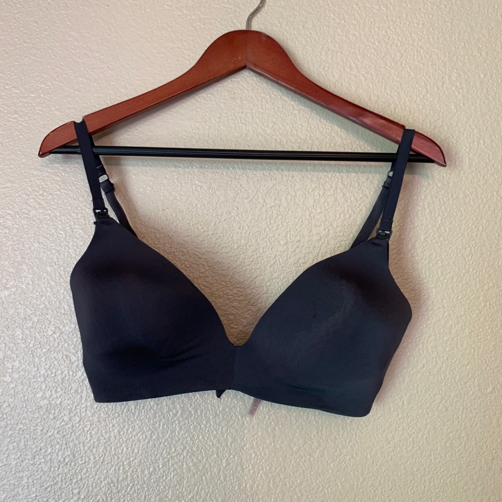 Gillian & O’Malley brand dark grey nursing bra